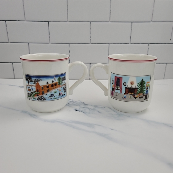(2) Villeroy & Boch NAIF CHRISTMAS Cups - Picture 7 of 16